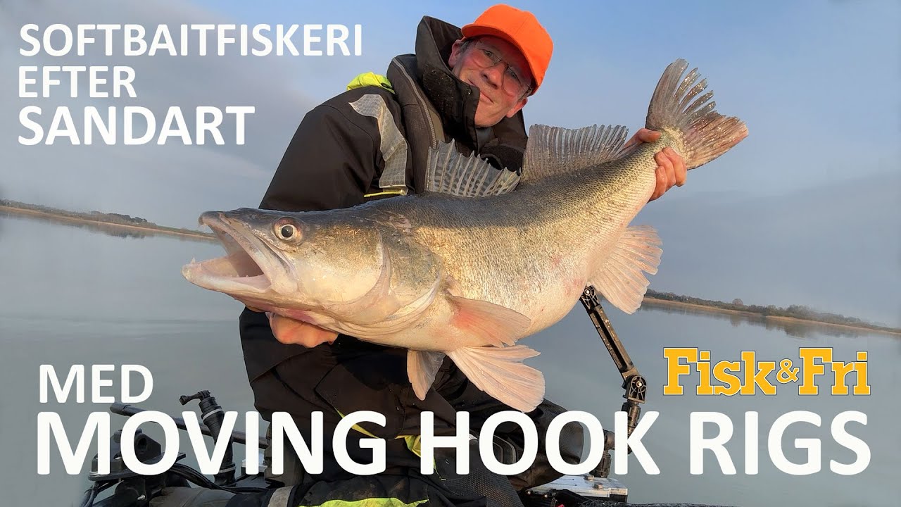 MOVING HOOK RIGS - SOFTBAITFISKERI EFTER SANDART [ENG SUBS]