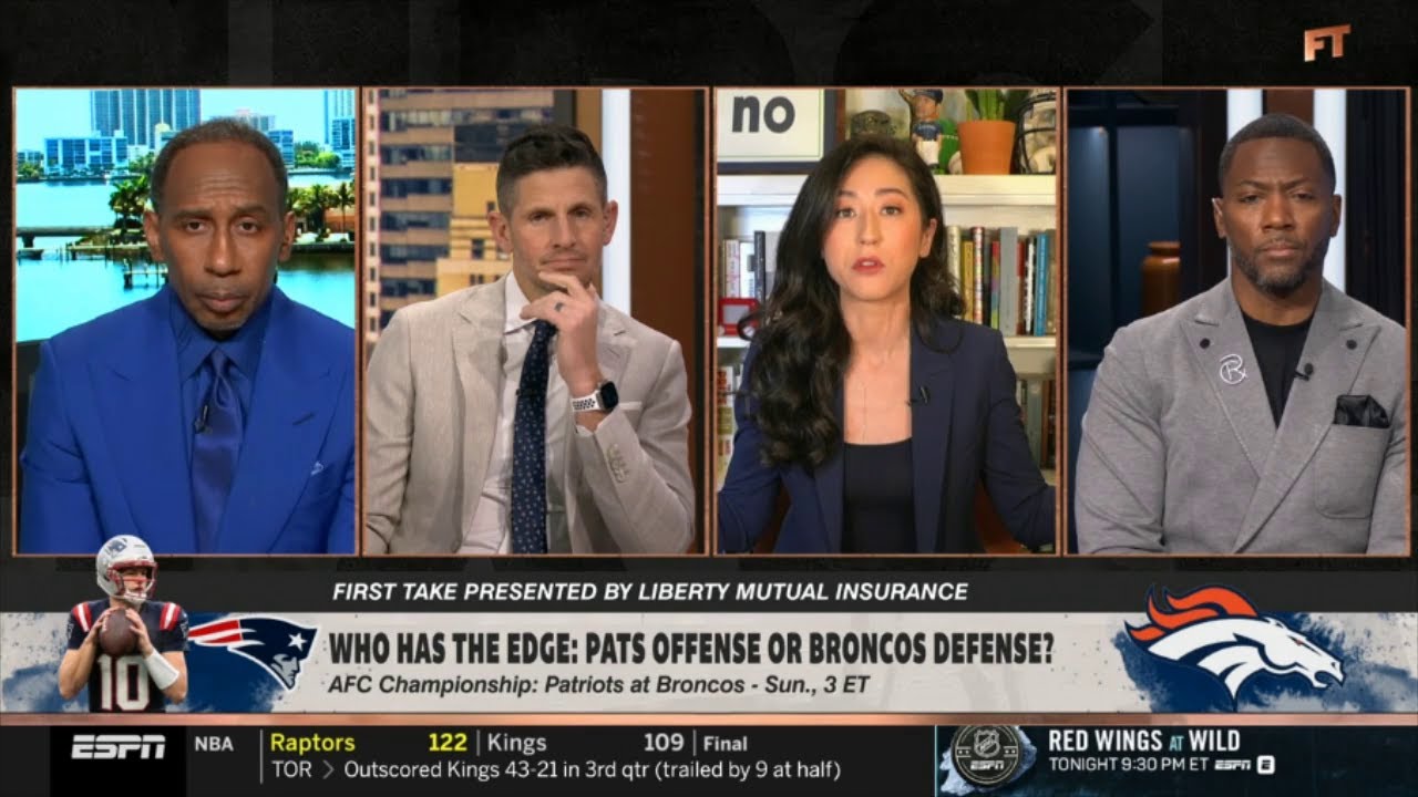 FIRST TAKE | Broncos defense could stifle Patriots offense - Dan Orlovsky vs Stephen A. debate