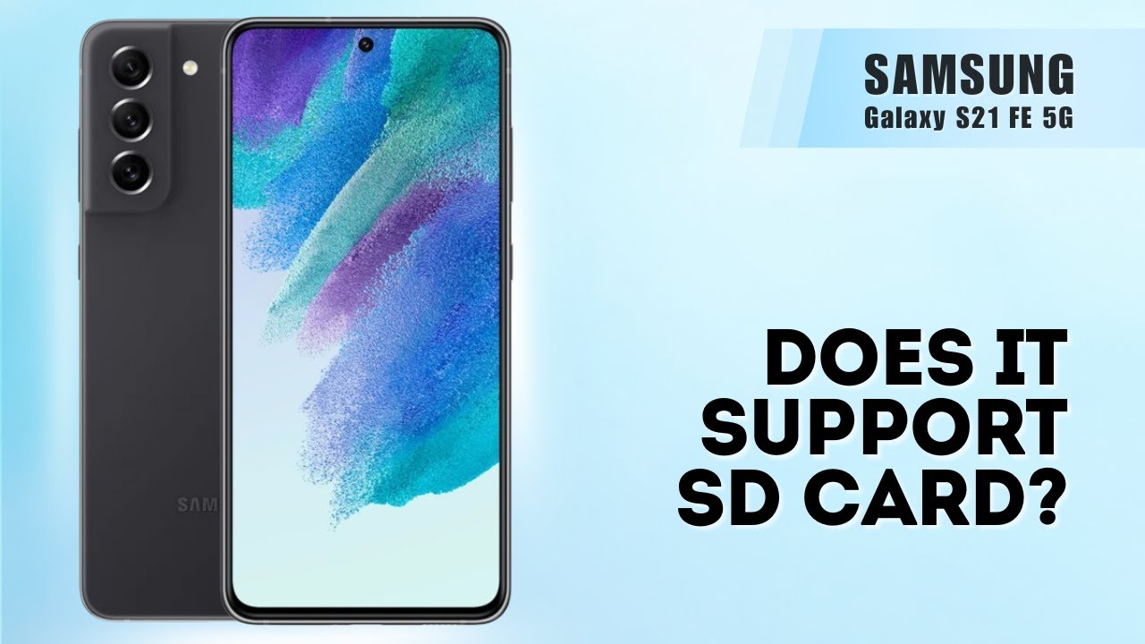 Поддерживает ли Samsung S21 FE 5G расширение памяти с помощью SD-карты?