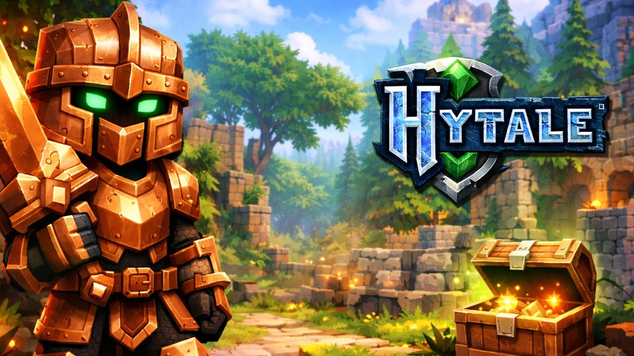 I CRAFTED A FULL SET OF COPPER ARMOR IN | HYTALE |