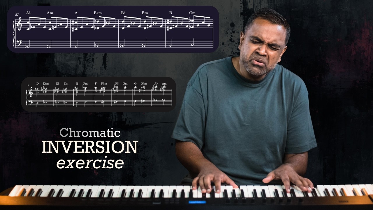How to Nail All 24 Major & Minor Chords Using This Chromatic Inversion Exercise