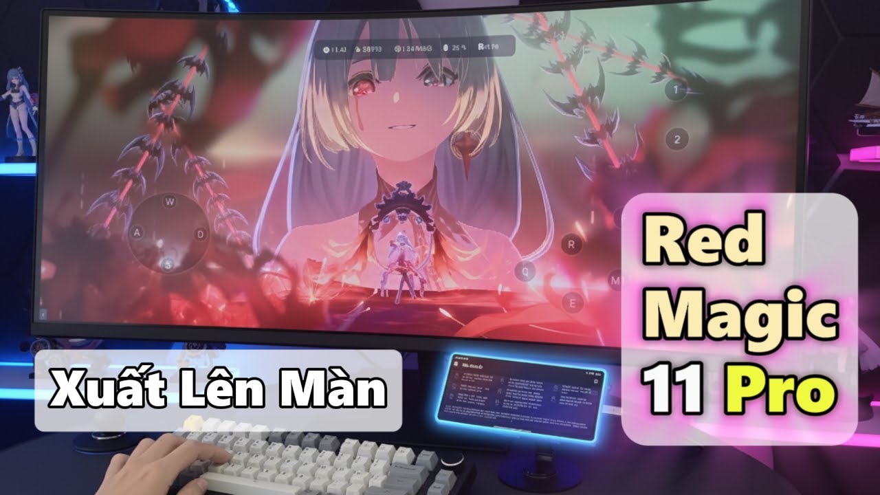 Test game RedMagic 11 Pro sau khi Xuất Lên Màn - Màn 2k - 60FPS vẫn mượt, game nét căng đét!!