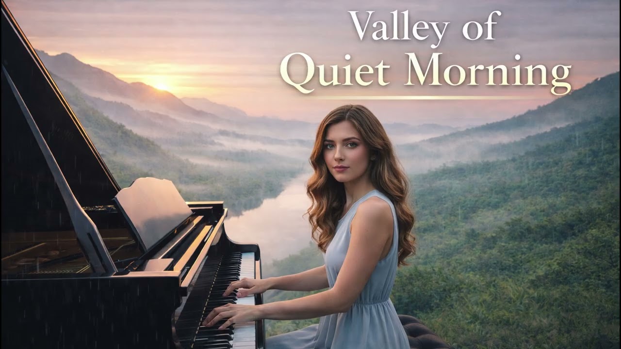 Soft Ambient Folk Piano with Nature Sounds – Relaxing, Reading, Meditation Music