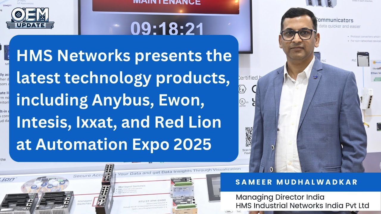 HMS showcases cybersecurity, IoT, and vetwork diagnostics at Automation Expo