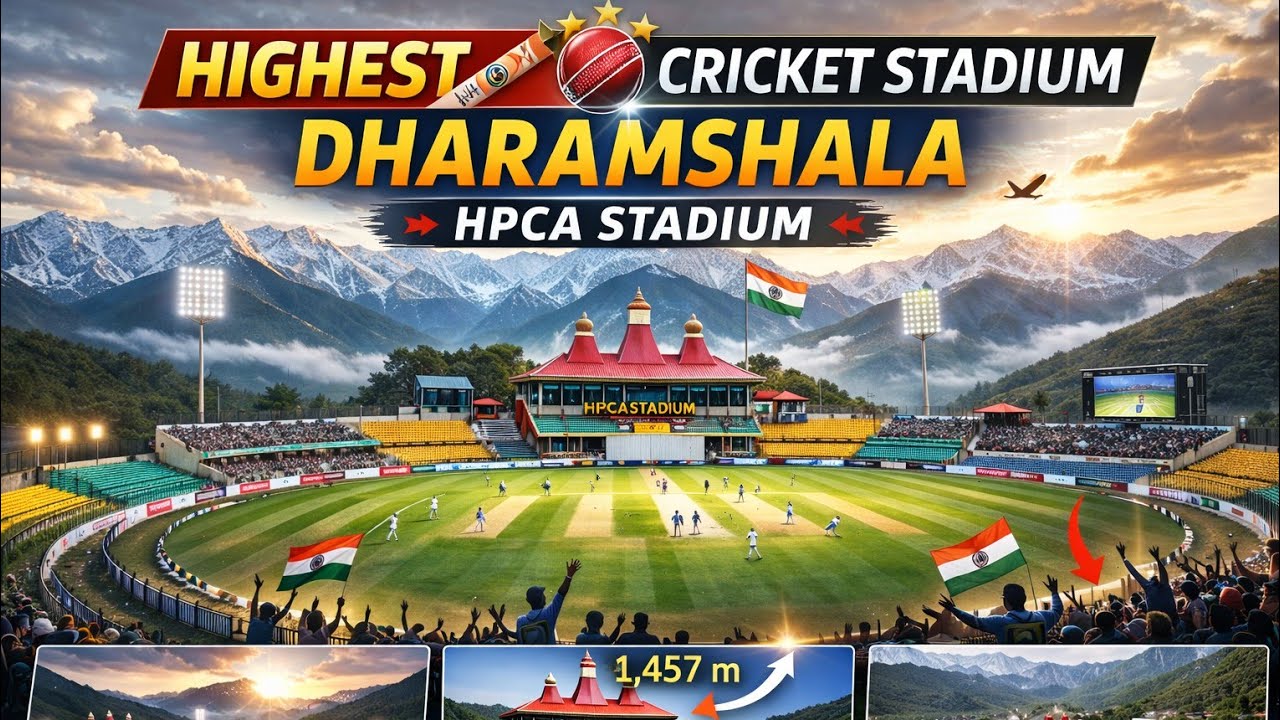 I Visited World's Highest Cricket Stadium😱🔥 Dharamshala| Himachal Pradesh #cricket #cricketlover