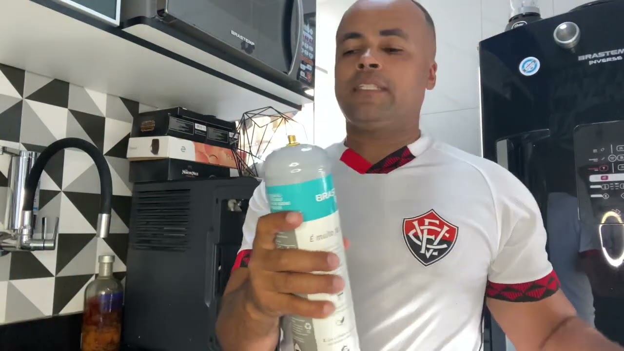 Troca cilindro de gás B Blend