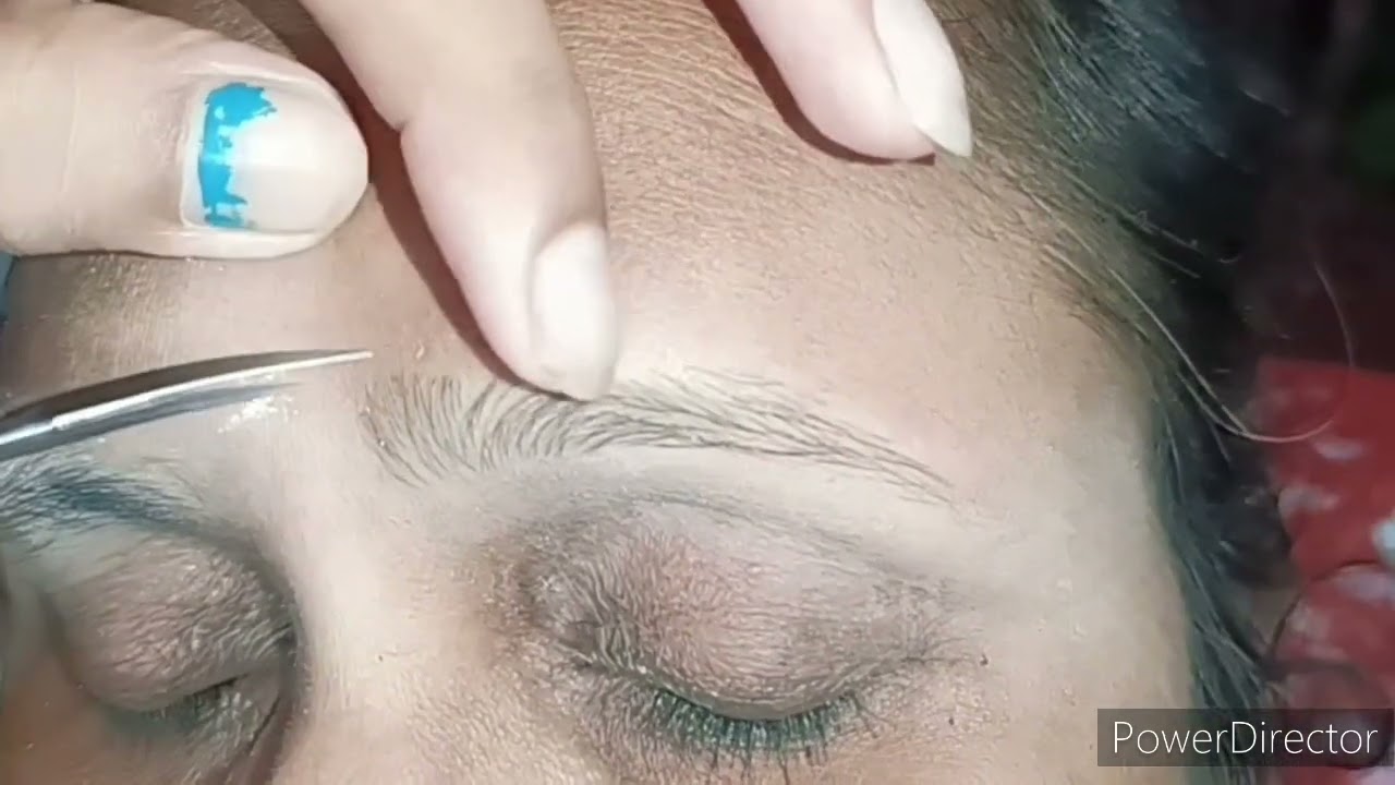 threading eyebrows at home || थ्रेडिंग कैसे बनाये threading eyebrows || पतली स्किन पे एब्रो कैसे करे