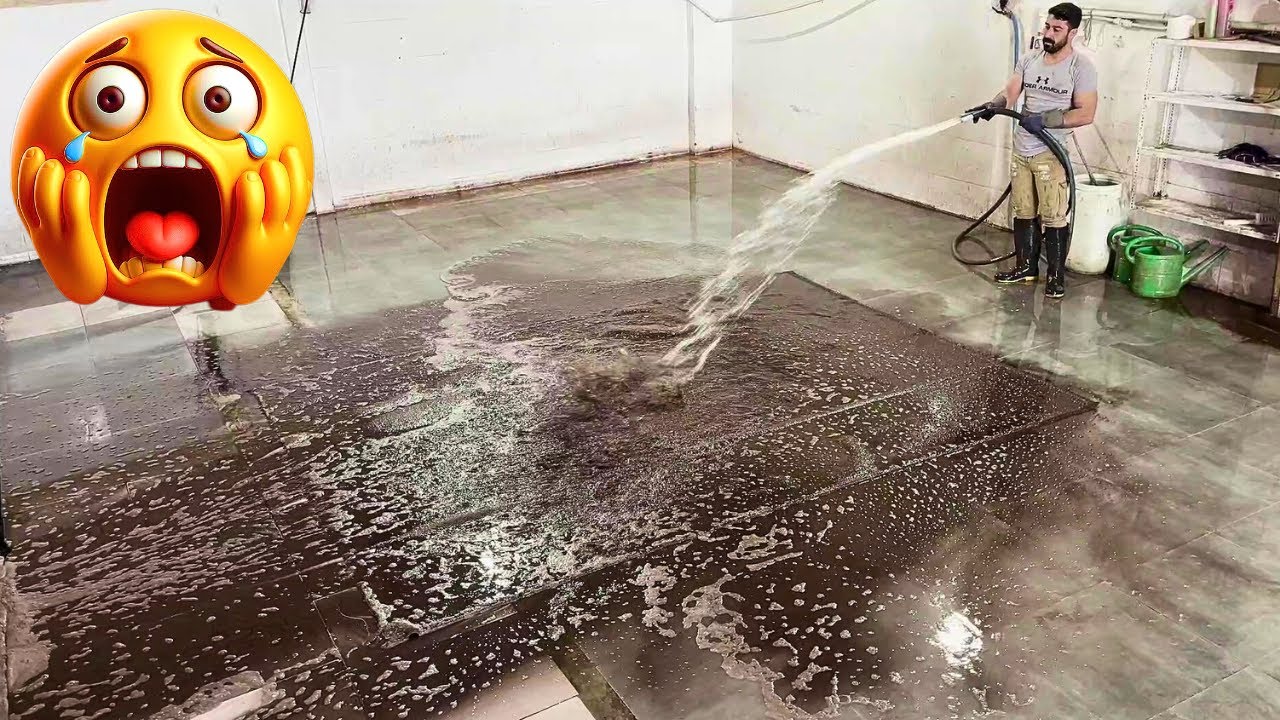 От выброшенного к ослепительному: вторая жизнь исторического ковра | ASMR CLEANING