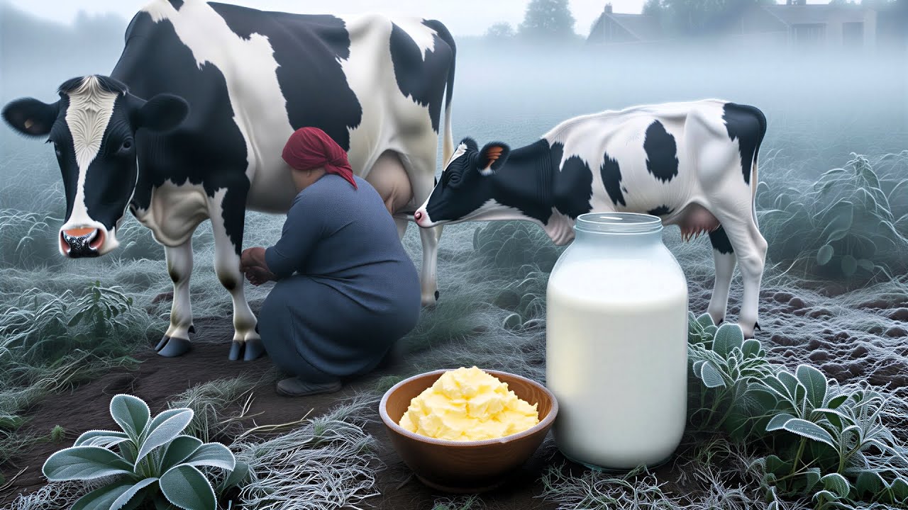 No Factory, No Machines — Traditional Country Cheese & Butter in a Remote Village