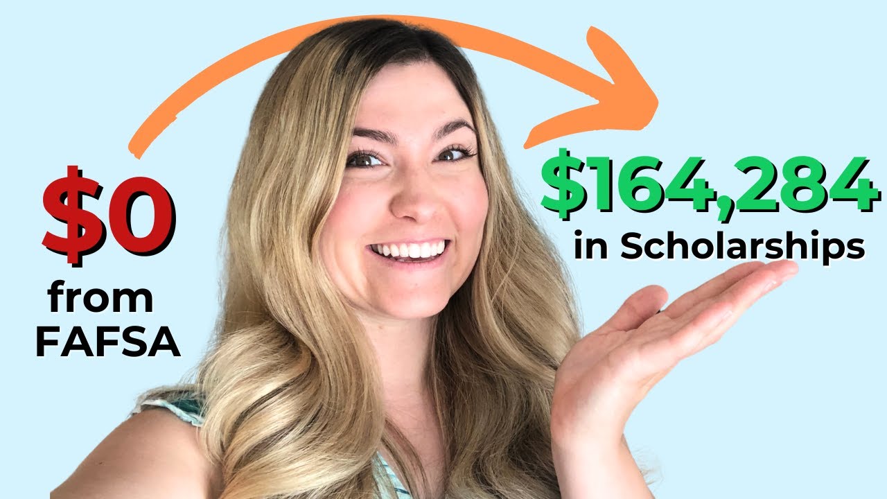 How I went from NO financial aid to WINNING $164,284 in scholarships and graduating DEBT-FREE