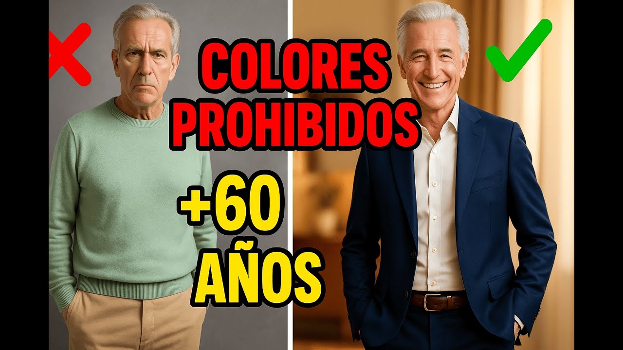 Los peores colores para hombres mayores de 60 años (y mejores alternativas)