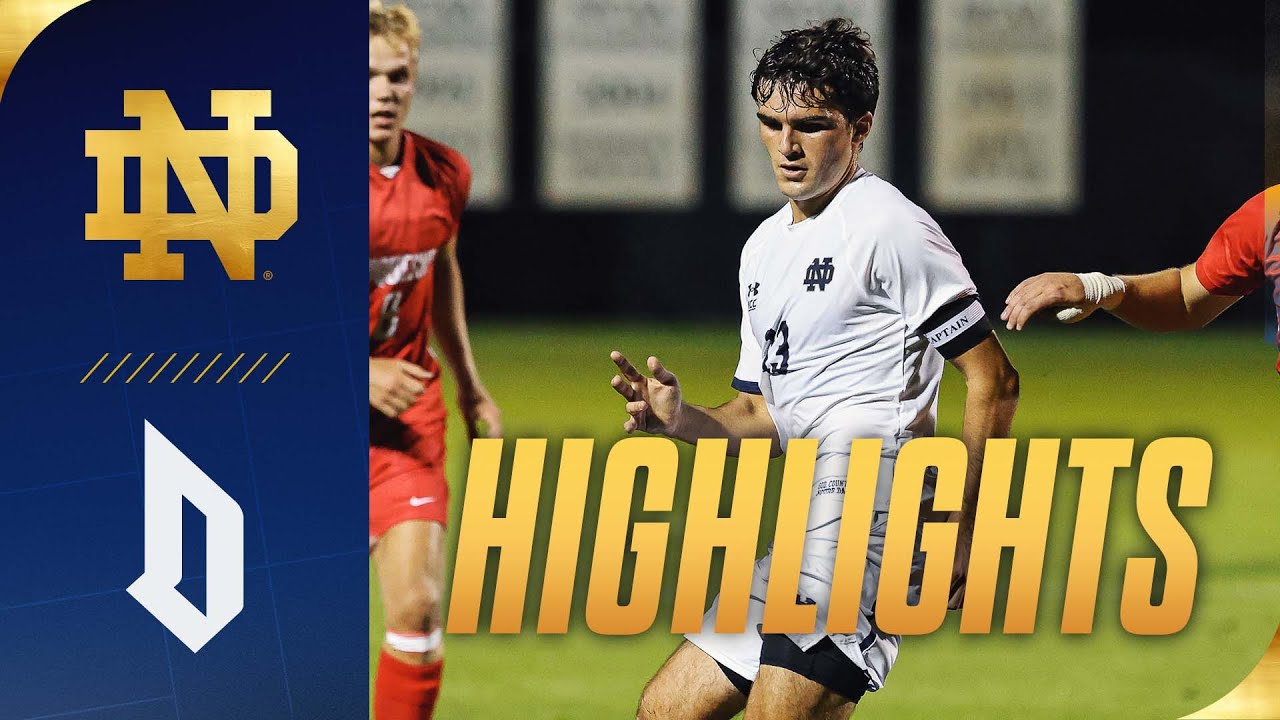 Duel with Duquesne Delivers Draw | Highlights vs Duquesne | Notre Dame Men's Soccer