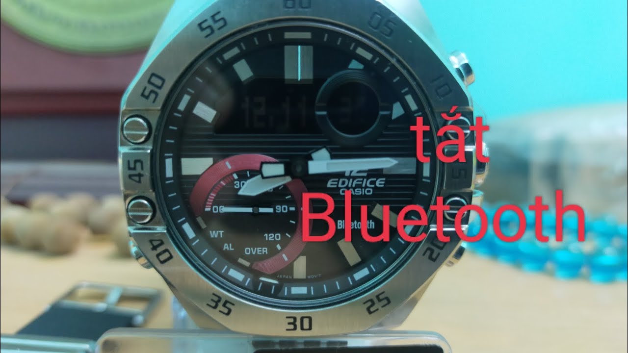 bật, tắt Bluetooth đồng hồ casio edifice ECB_10.