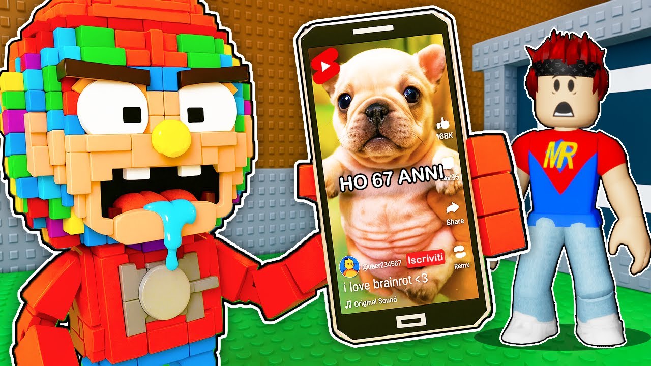 Se i BRAINROT GUARDASSERO gli YOUTUBE SHORTS su STEAL A BRAINROT..