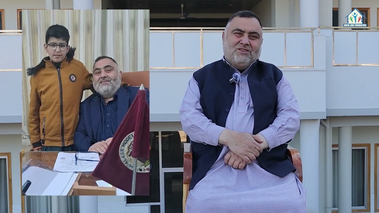 ٹول مسلمانان خپل زکوۃ او صدقات خپل کور فاونڈیشن تہ ورکی،محمد علی ڈائریکٹر خپل کور فاونڈیشن