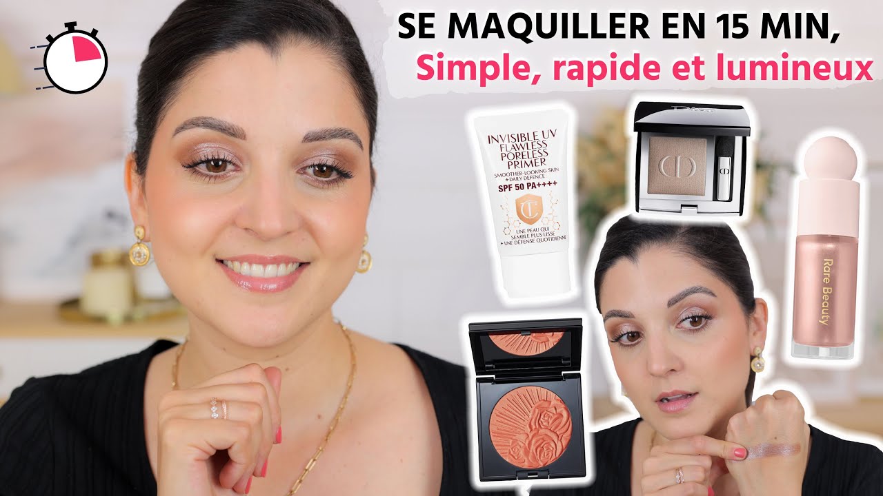 J'ai dégoté une pépite 😍 MAQUILLAGE FACILE en 15 minutes pour tous les jours ! Avec des NOUVEAUTÉS