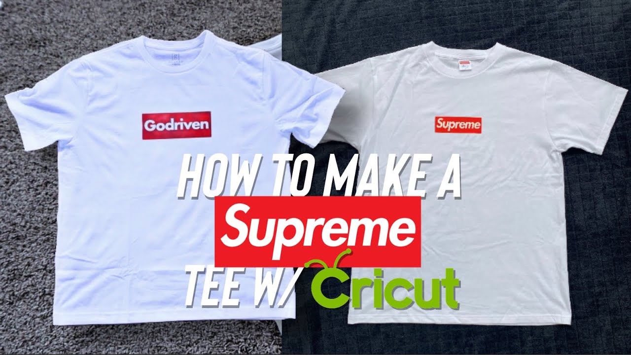 How To Make A Designer Supreme Styled Shirt Using Cricut Infusible Ink