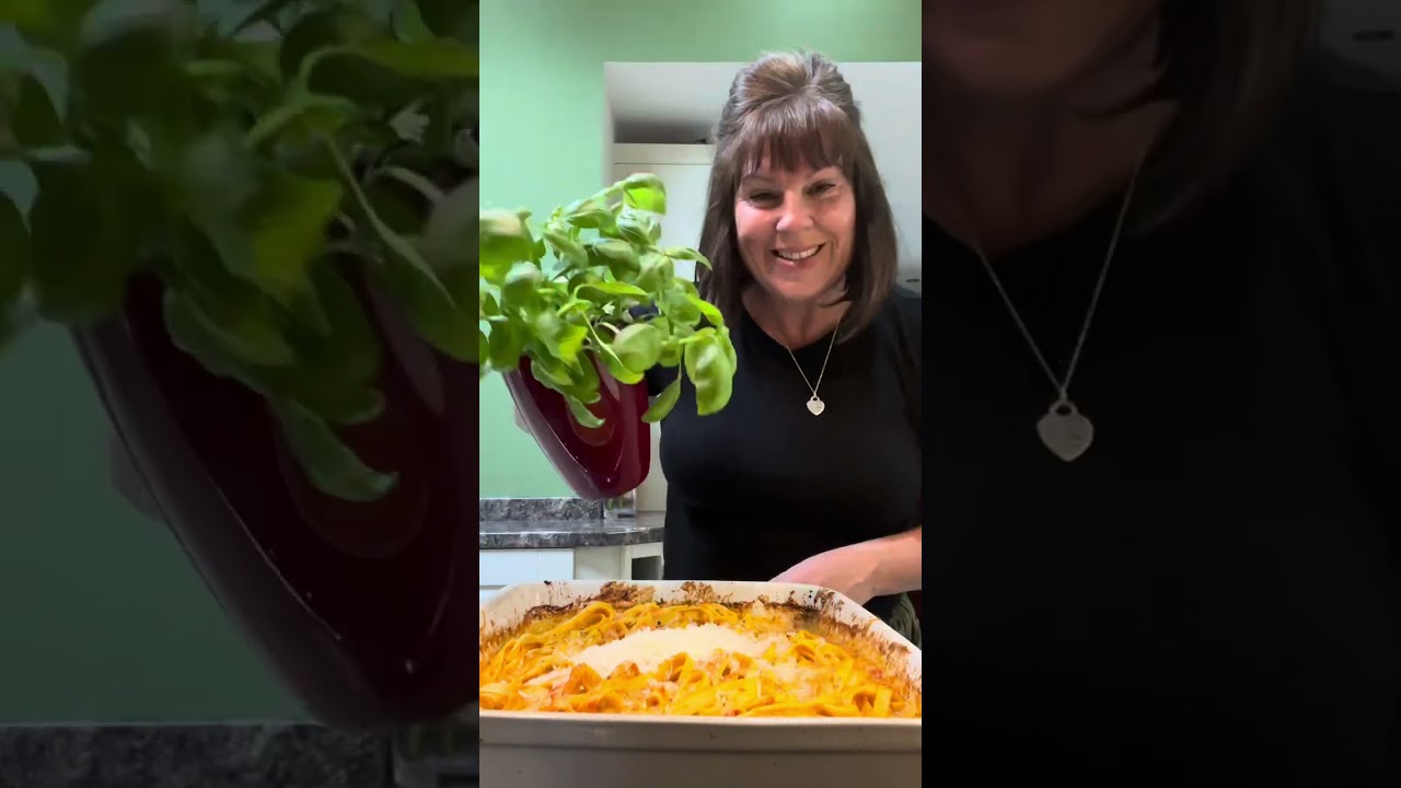 Тальятелле с жареными помидорами и чесноком 🍅🧄