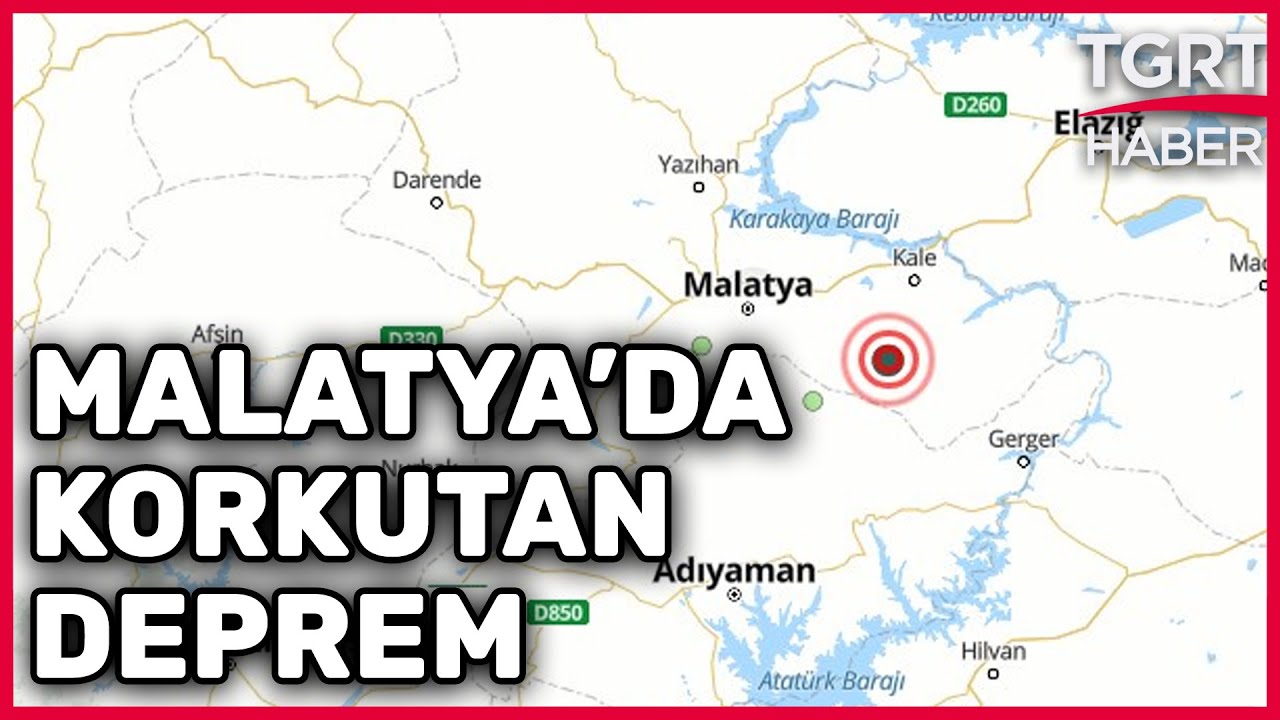 Malatya'da Deprem Meydana Geldi Art&ccedil;ılar Devam Ediyor - TGRT Haber