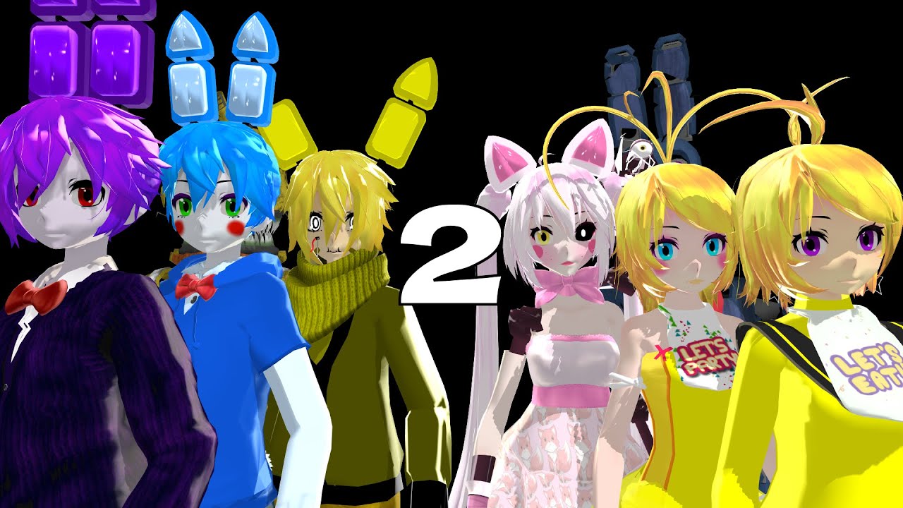 FNAF character theme songs part 2 night gaurds also ft ONAF and 123 SMS