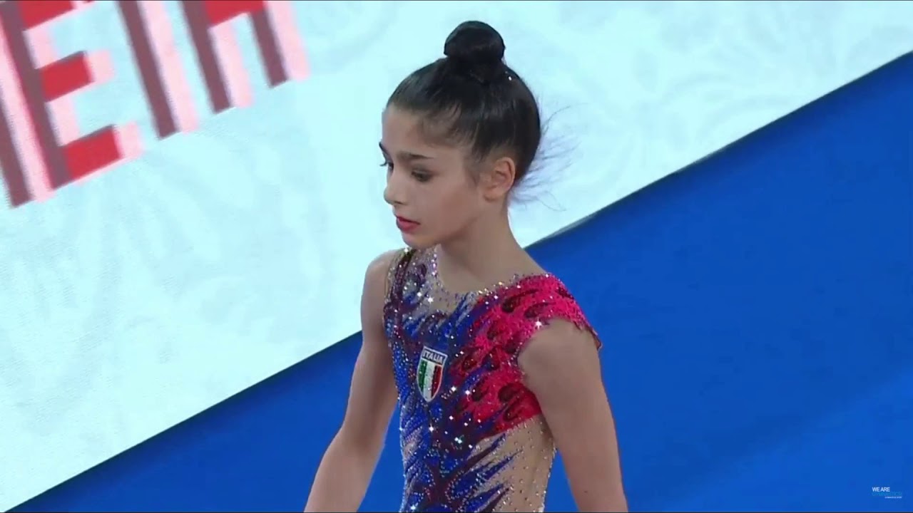 Sofia Raffaeli  Ribbon EF  Junior World Championship Moscow 2019