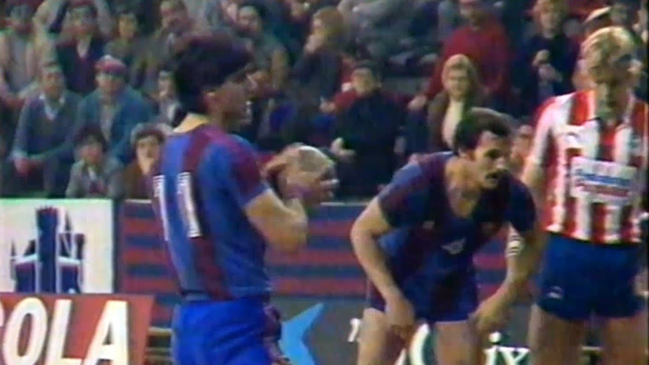 Liga División de Honor -1984/85 - Barcelona vs At.Madrid - Jor.16 (Barcelona)