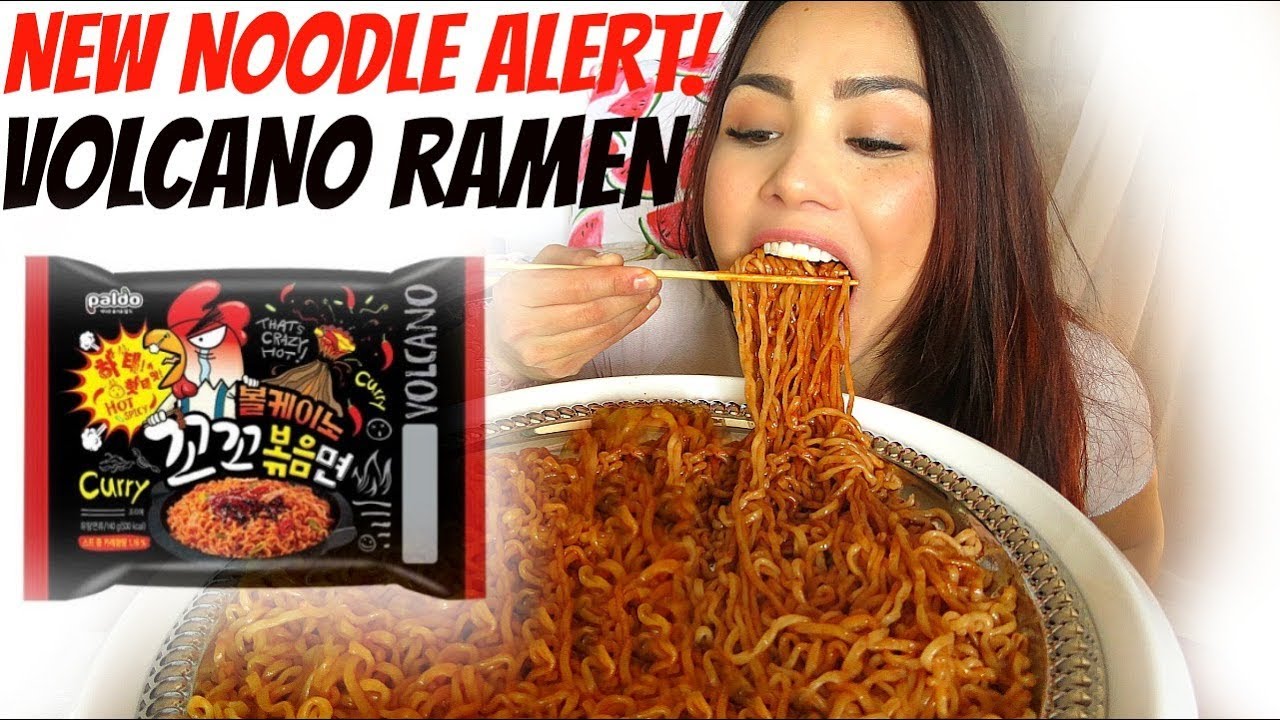 SPICY 2X RAMEN BATTLE (VOLCANO VERSION) 신메뉴 MUKBANG 먹방