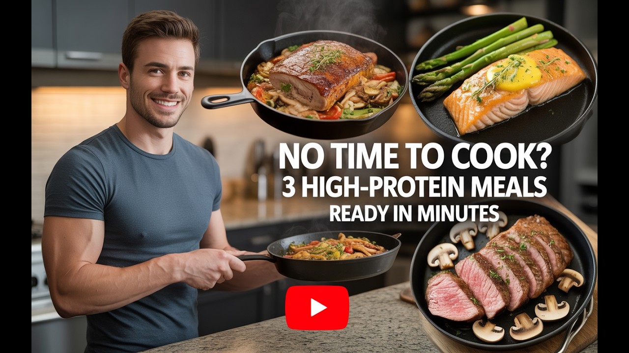 Too Busy to Cook? 3 High-Protein Western Meals for Fast Weight Loss (Ready in Minutes)