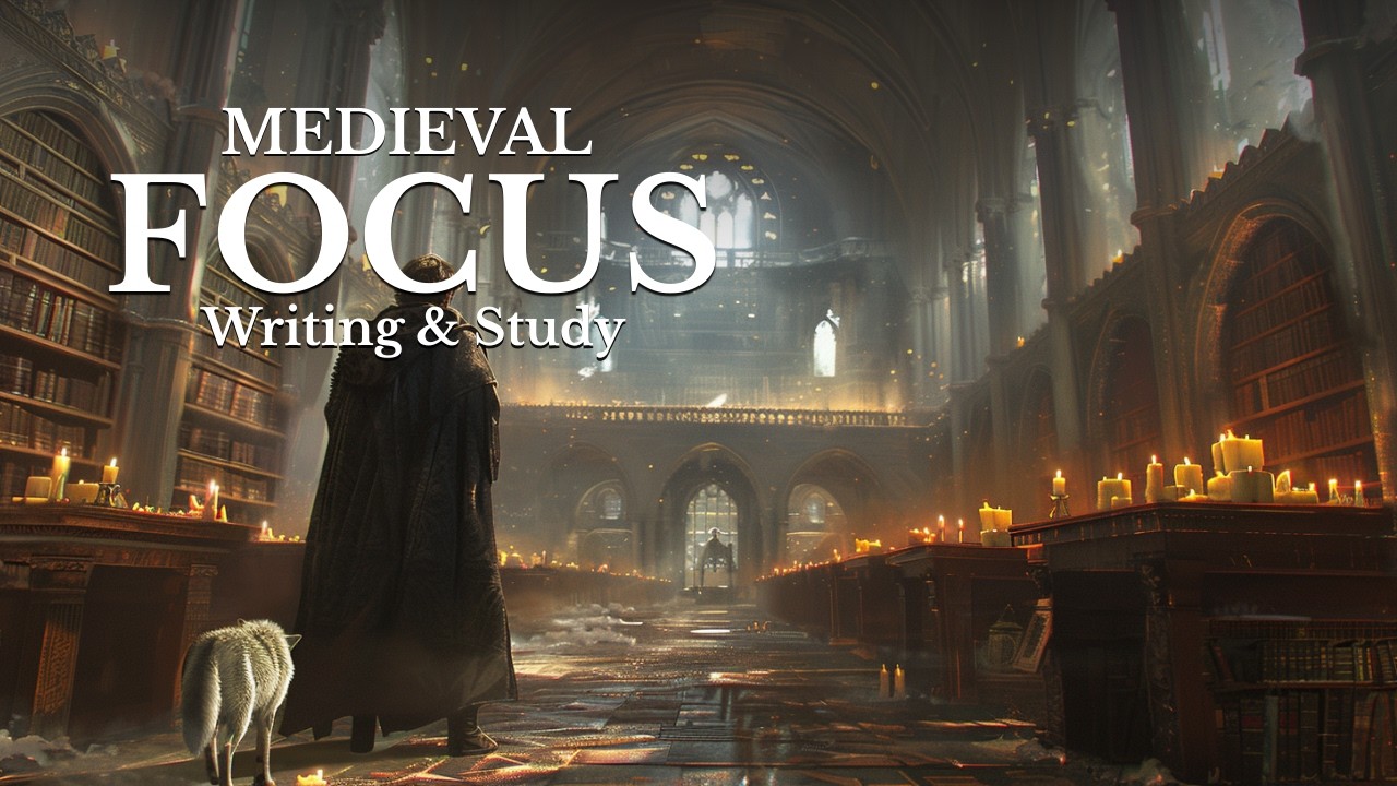 Medieval Music for Focus & Writing | Ancient Abbey Library