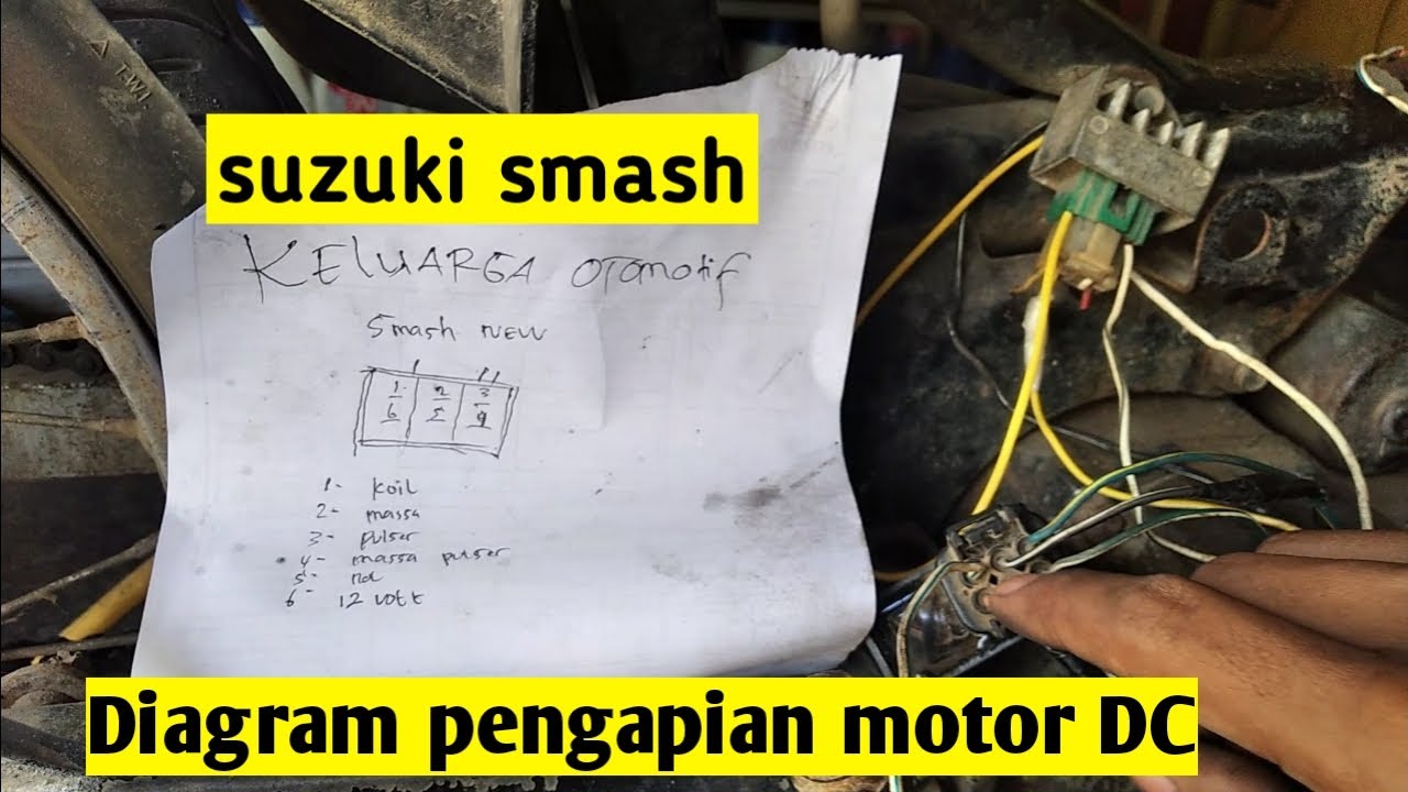 Rangkaian pengapian smash 110-spull,regulator,CDI