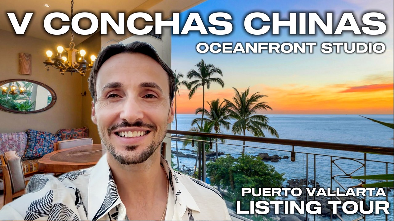 Oceanfront Studio Condo in V Conchas Chinas | Beach Access + Rooftop Pool | Puerto Vallarta