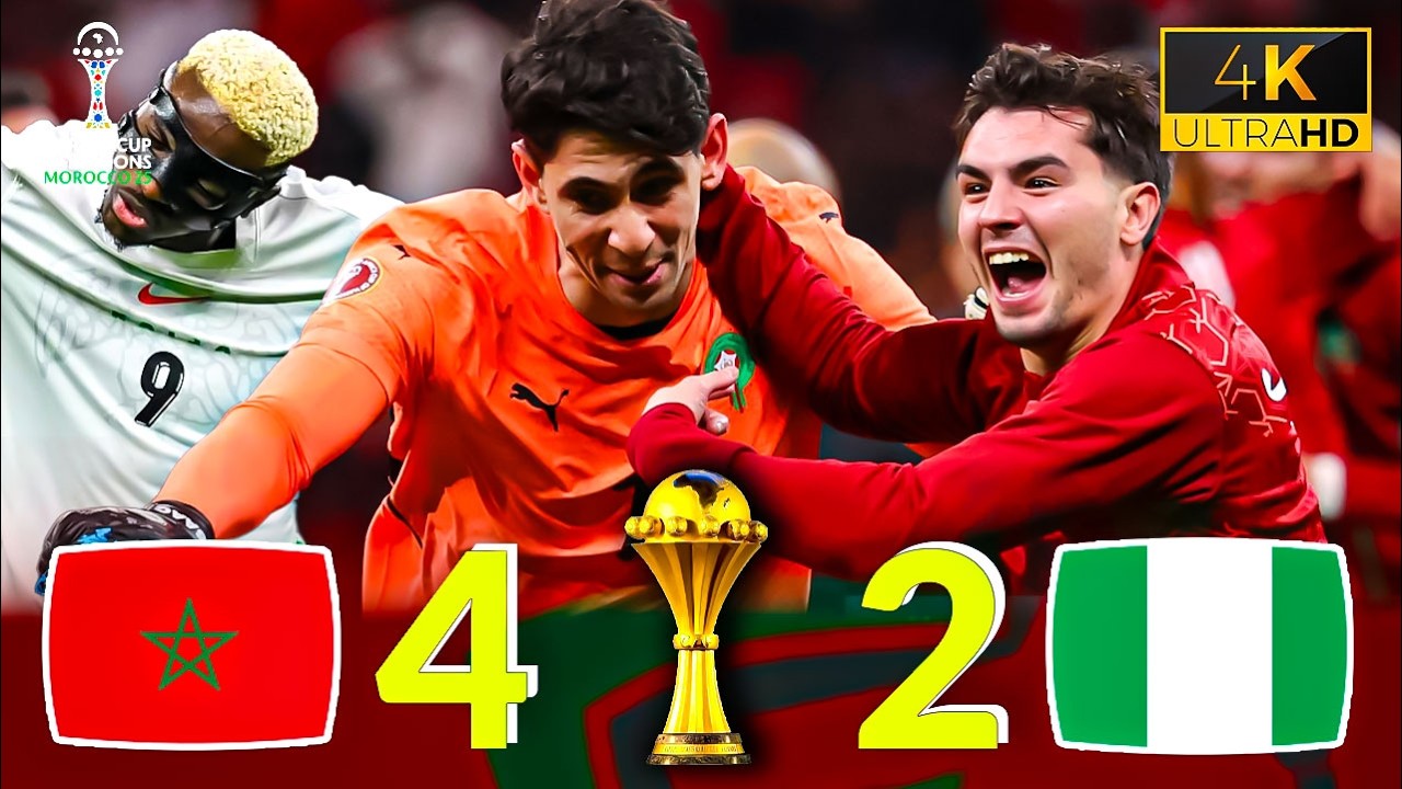 ملخص مباراة المغرب ونيجيريا | الوصول التاريخي لنهائي كأس أفريقيا 2025