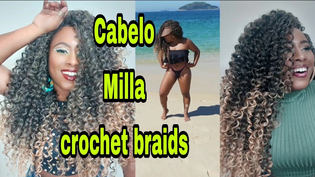 Cabelo Milla crochet braids/ cuidados antes e pós praia