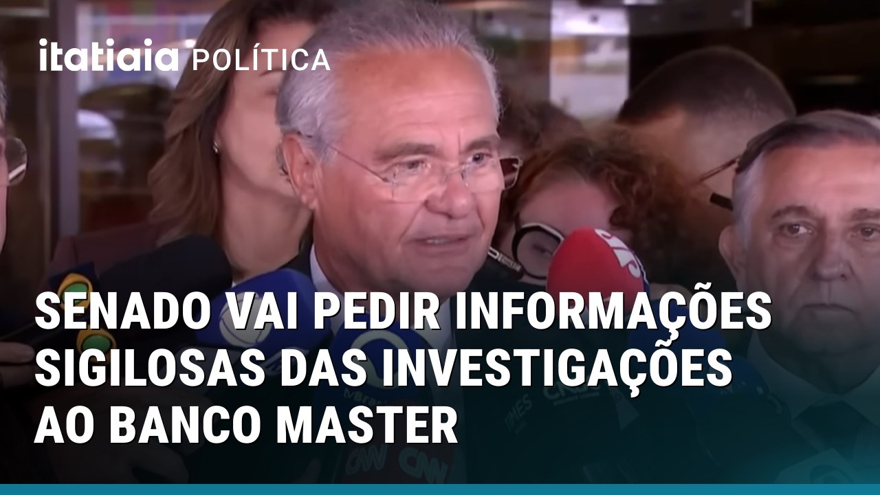 RENAN CALHEIROS DIZ QUE SENADO VAI PEDIR 'TODAS AS INFORMAÇÕES DAS INVESTIGAÇÕES DO BANCO MASTER'