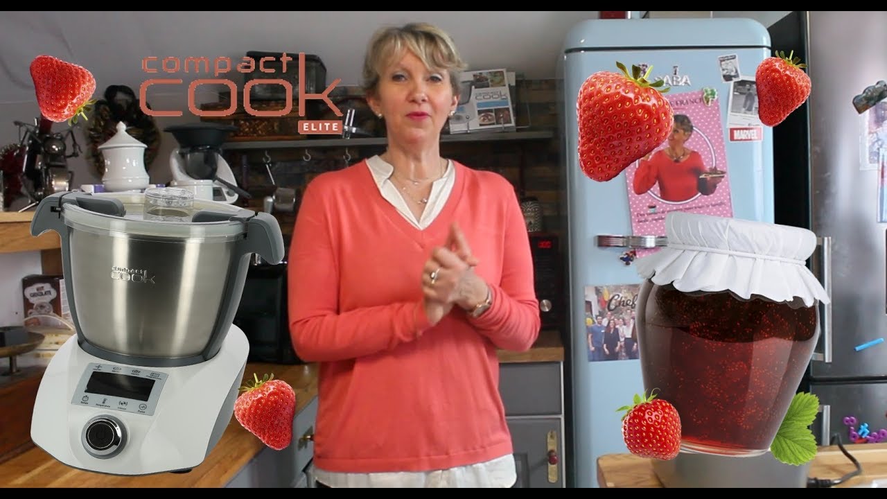 Confiture a la fraise facile au Compact Cook Elite