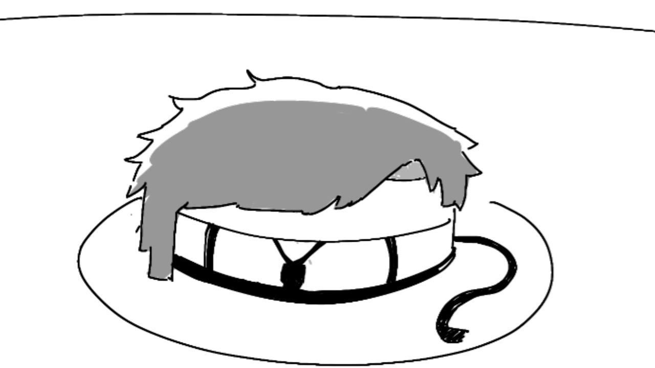 Atsushi turns into a cake | bsd animation