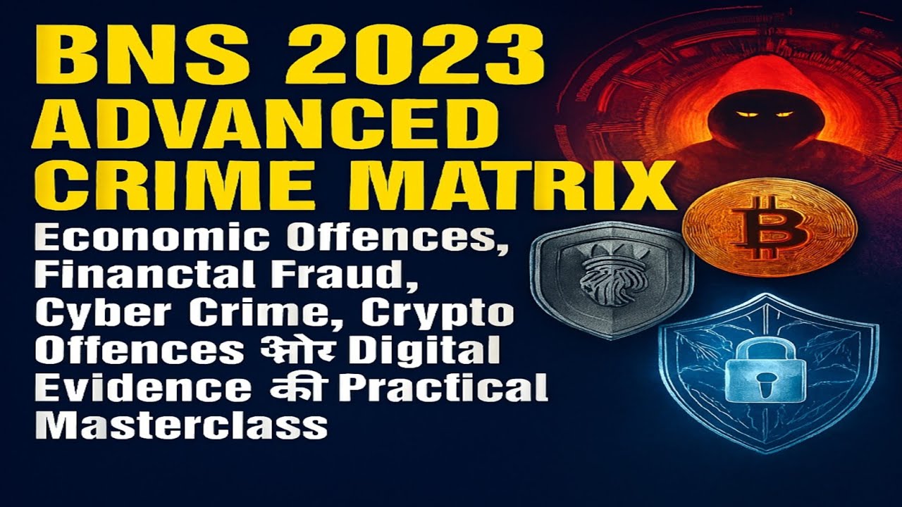 &ldquo;BNS 2023 Advanced Crime Matrix 💻⚖️Economic Offences, Financial Fraud, Cyber&Crypto Crime Explained&rdquo;