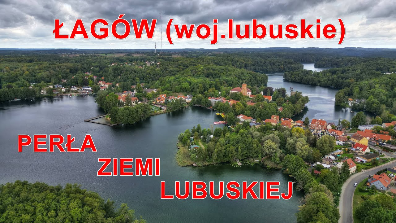 Łagów - Perła Ziemi Lubuskiej - 4K DRONE