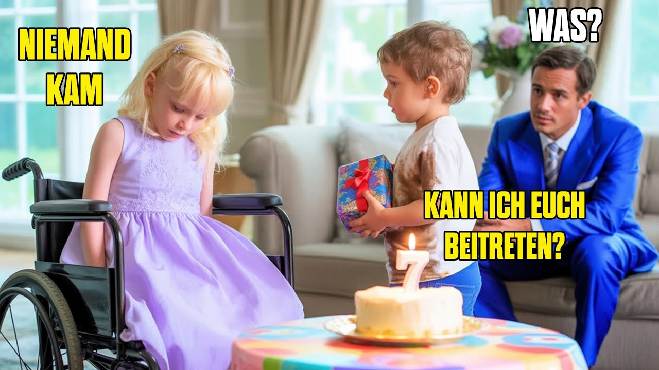 Niemand Kam Zum Geburtstag Der Gelähmten CEO-Tochter – Bis Ein Armer Junge: 
