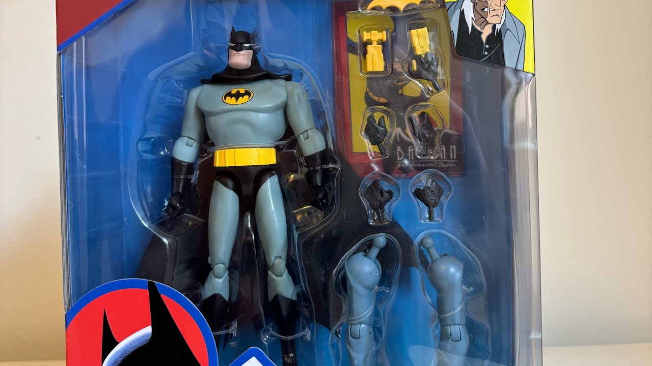 DC direct McFarlane Batman the animated series figure review classic Batman 