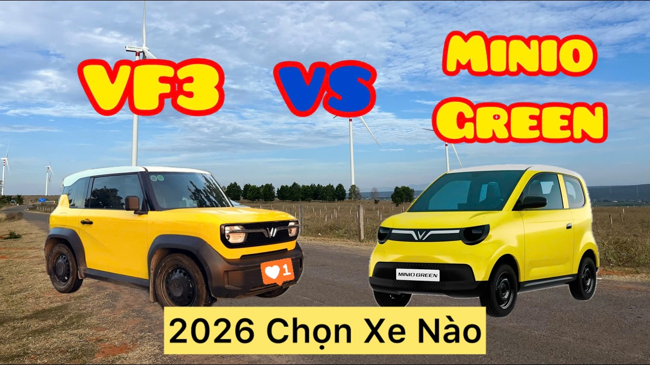 2026 Nên Chọn VF3 Hay Minio Green - Xe Nào Kiếm Cơm Dễ Hơn? #vf3 #xedien #miniogreen