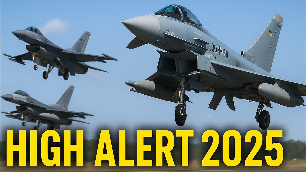 NATO Air Defense 2025: Eurofighters & F-16s Rush to Secure Eastern Skies