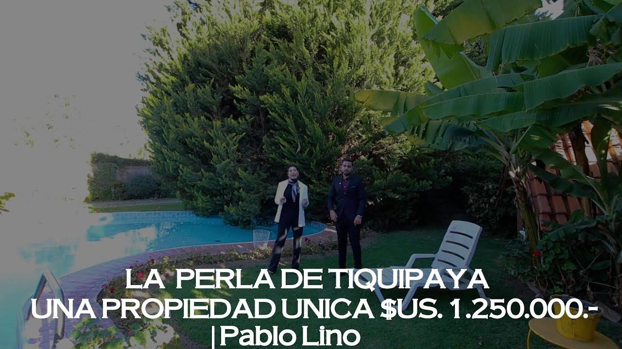 La perla de Tiquipaya una propiedad única $us. 1.250.000.- | Pablo Lino