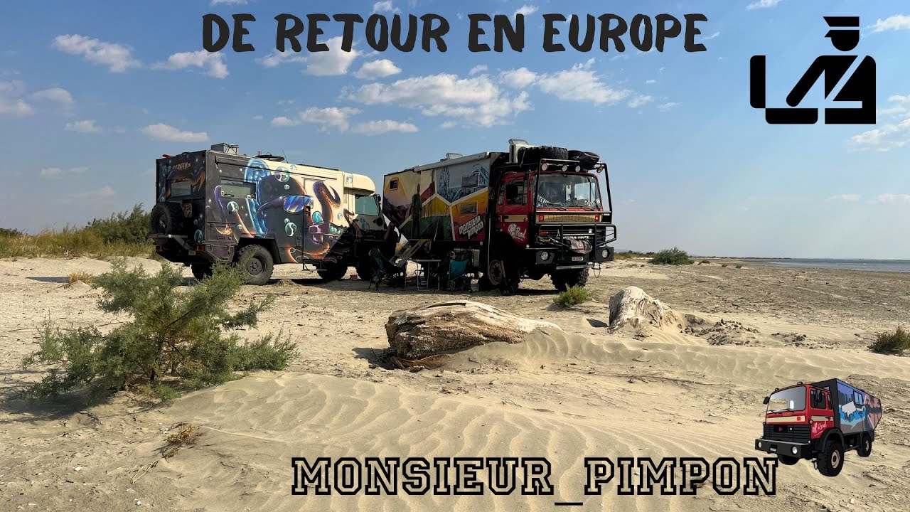 Passage de frontière nous avons du passer au SCANNER  premiers spots en Grèce camping en bord de mer