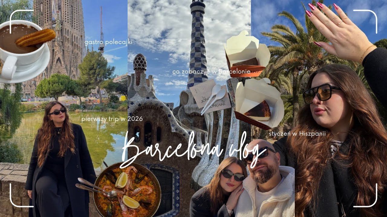 4 dni w Barcelonie | pierwszy trip w 2026 | gastro polecajki | co zobaczyć w Barcelonie 🇪🇸🌴☀️