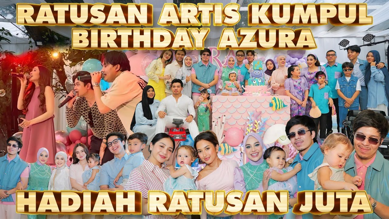 Ultah Azura Didatengin 500 Artis! KAMARI CIPUNG EL SYIFA & RATUSAN ARTIS KUMPUL Semua..