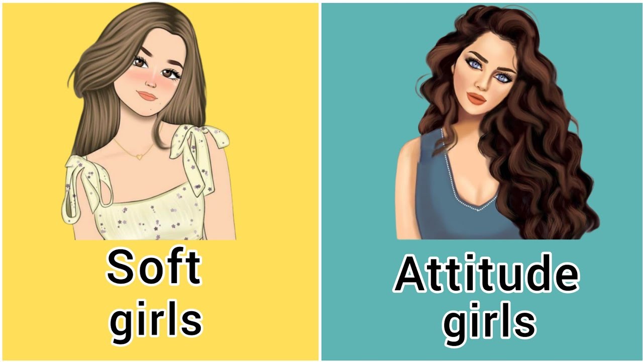 Soft girls 😍 Vs Attitude girls 🤩 : dress 👗, DP 🤷🏻&zwj;♀️, ring 💍 etc,...............