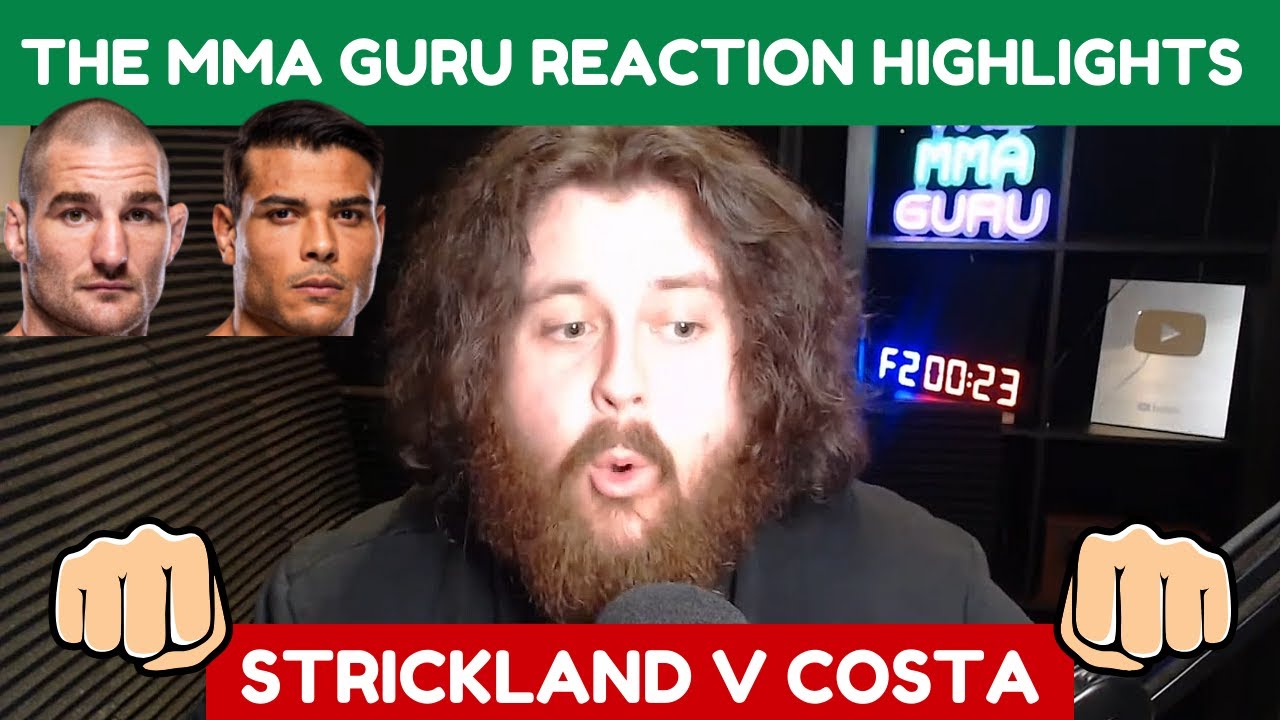 THE MMA GURU UFC 302 Sean Strickland vs Paulo Costa Reaction Highlights