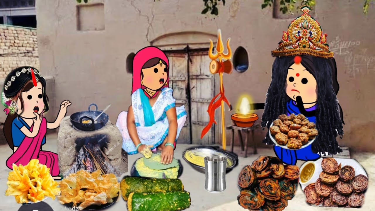 सोहिना और फूल के पकौड़ी खाई के लिए जीजी लिही मां भवानी के अवतार😂/मस्त अवधी कॉमेडी 🤣 (नवरात्रि स्पेशल