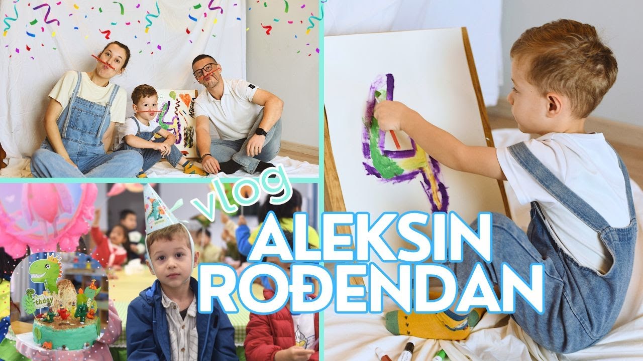 ALEKSIN 4. RODJENDAN 🎂✨ Proslava u kineskom vrtiću! | VLOG